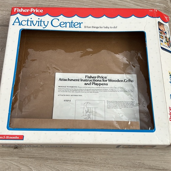Fisher-Price Activity Center | Original box | 10 fun things for baby to do - Picture 3 of 5